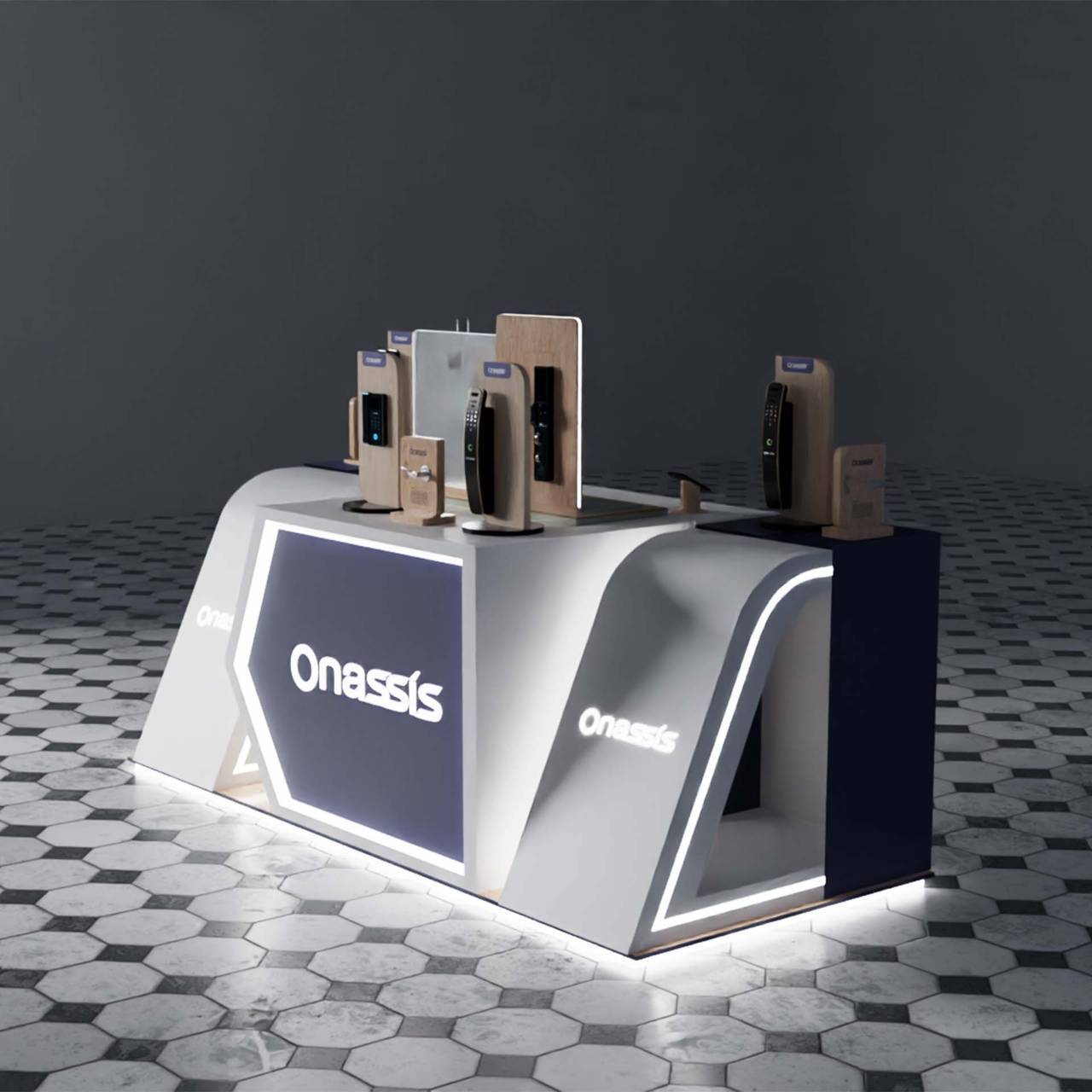 Onassis Brand Display
